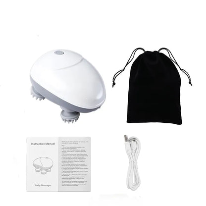 Kneading Scalp Relaxer with Vibrations