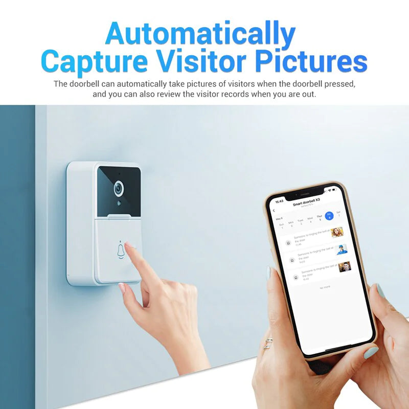 Smart WiFi Video Doorbell with Intercom
