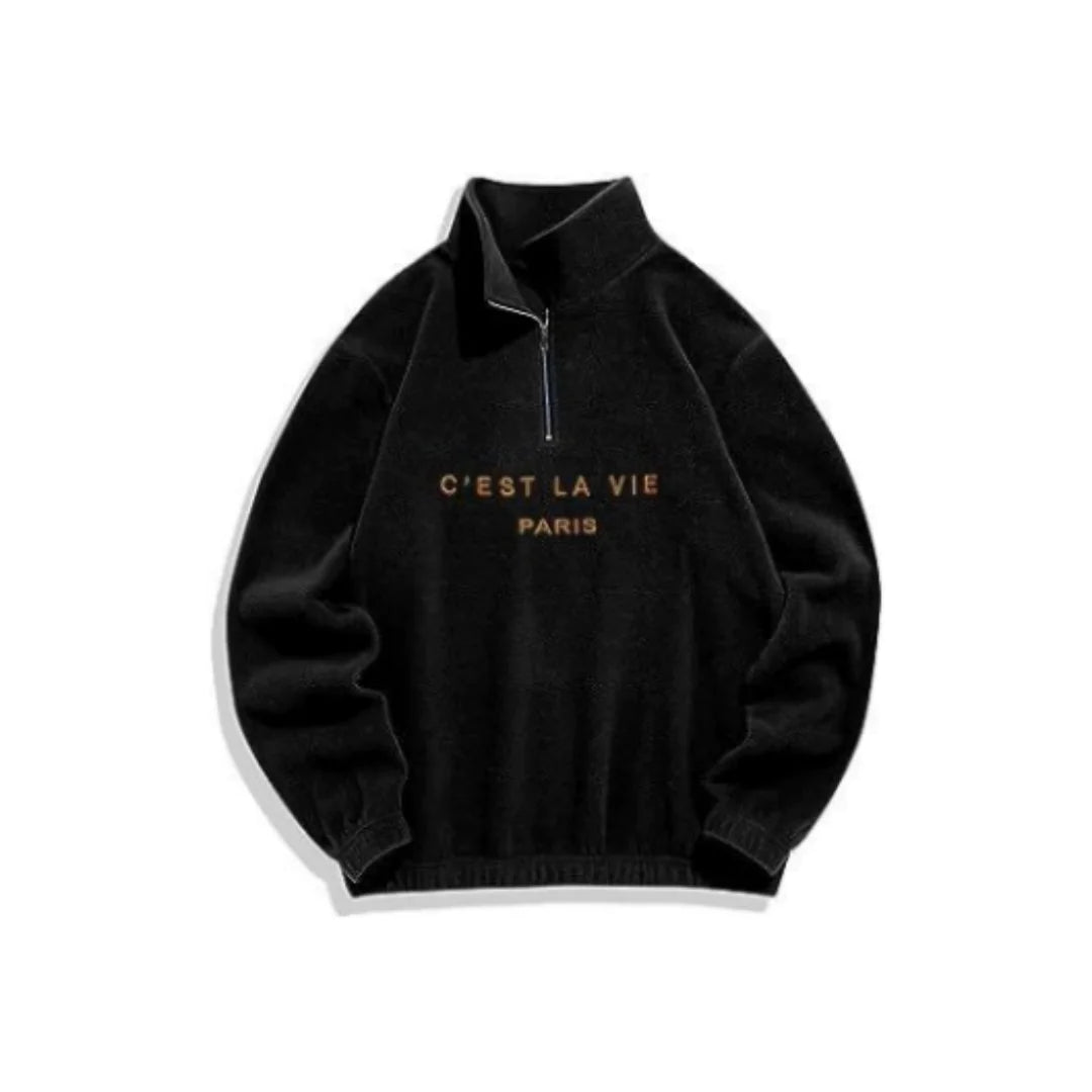 Cozy Fleece Turtleneck Hoodie