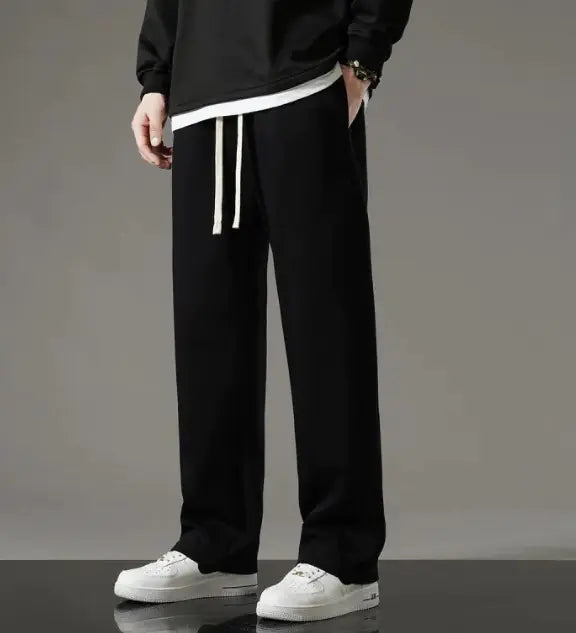 All-Match Men's Flat-Leg Pants