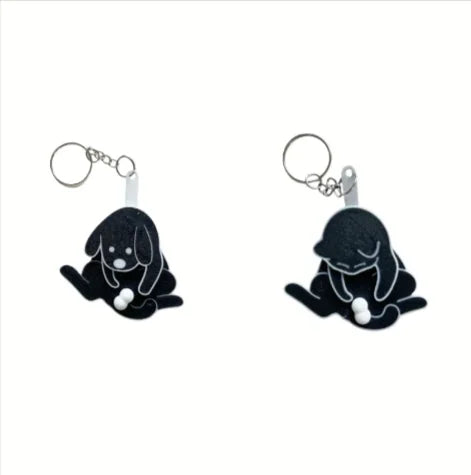Kitten Acrylic Keychain Pendant