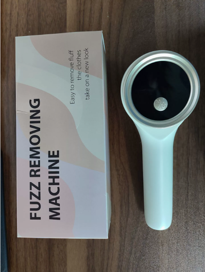 Portable Electric Lint Remover fits easily 