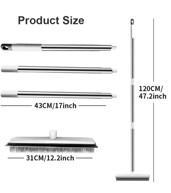 Multi-Surface Pet Hair Removal Broom