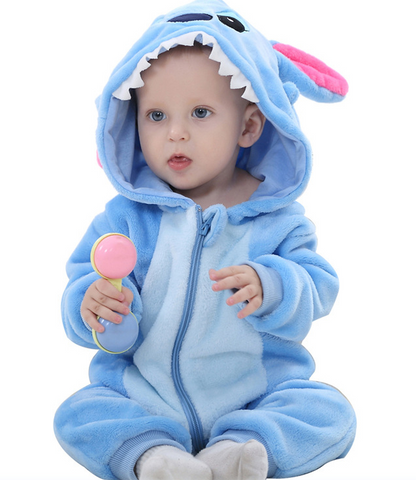 Baby Jumpsuit Newborn Flannel Animal Romper ChicCharm