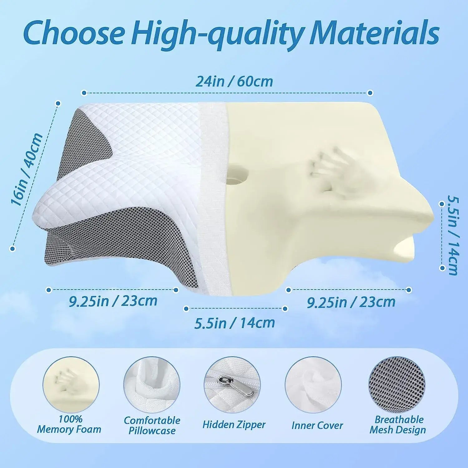 Ergo Comfort Cervical Pillow