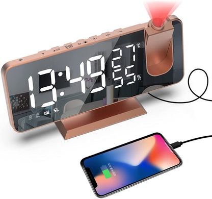 LED Digital Alarm Clock &amp; Charger