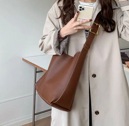 Vintage Pail Shoulder Bag
