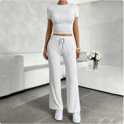 Chic Urban Round Neck Set