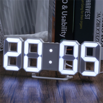 3D LED Digital Wall Clock with USB
