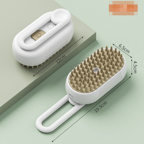 3-in-1 Pet Spa Brush with Folding Handle