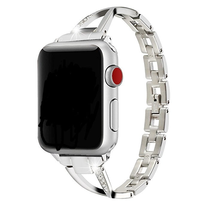 Diamond X-Link Stainless Apple Watch Strap