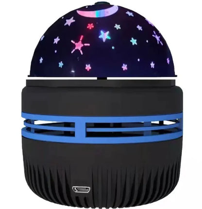 Galactic Star LED Projector with Rotating Sphere