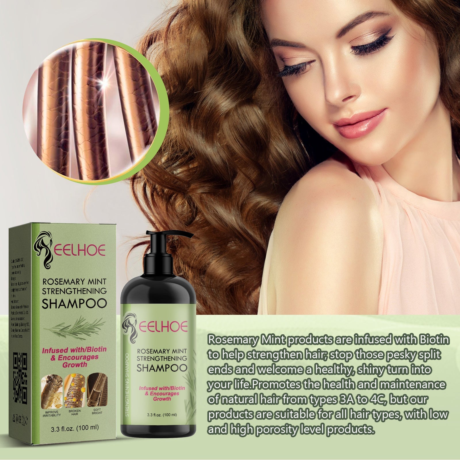 RoseMint Hair Growth Shampoo