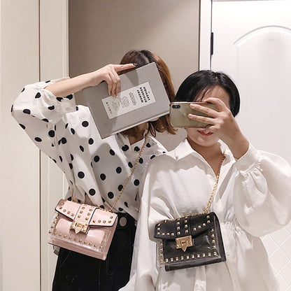 Betty Shoulder Bag -Clear/Rose ChicCharm