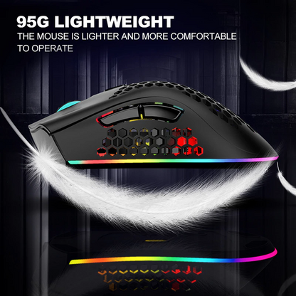 7-Color LED Backlit Wireless Gaming Mouse