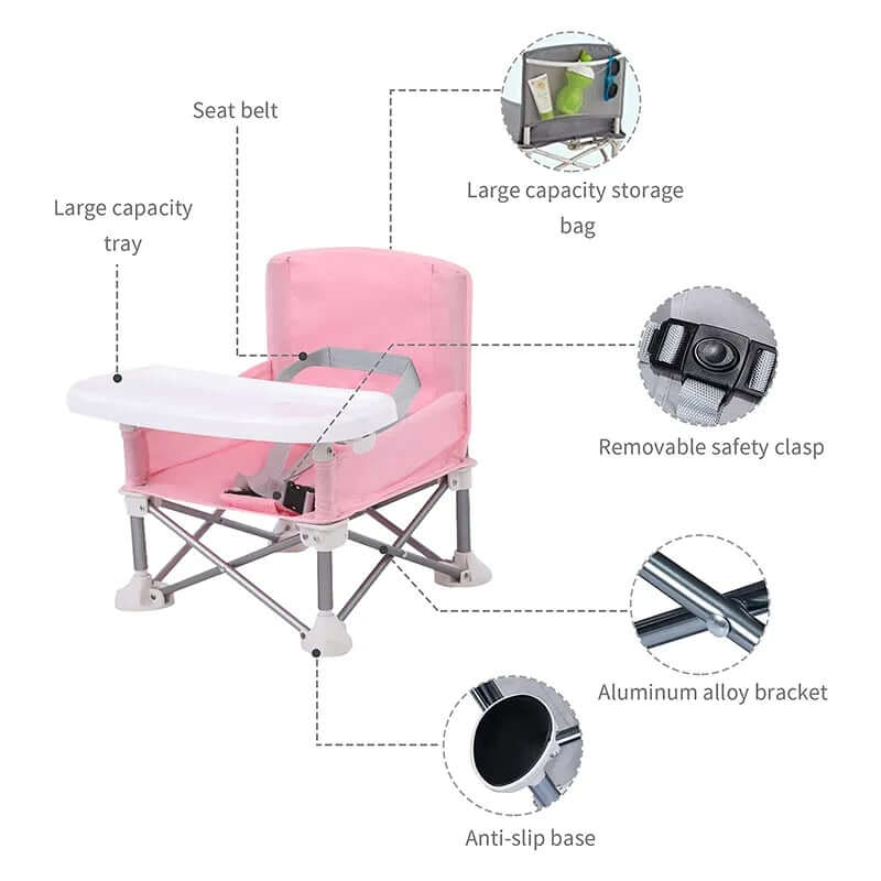 Foldable Infant Mealtime Seat