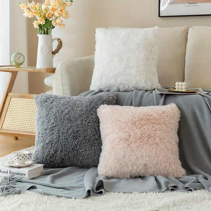 Chic Plush Cushion Covers