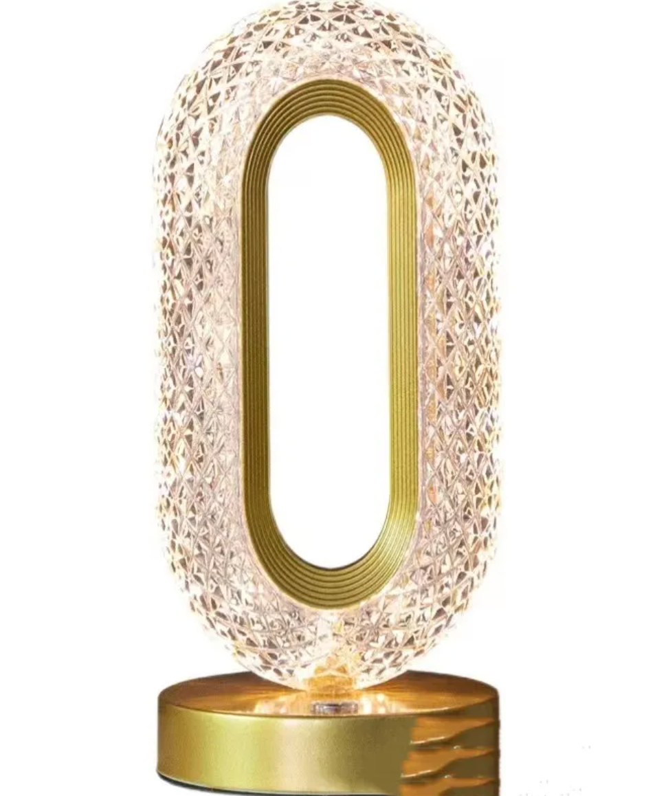 Sleek Crystal Desk Lamp – Elegant Home Lighting