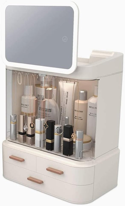 Illuminated Vanity Makeup Organizer ChicCharm
