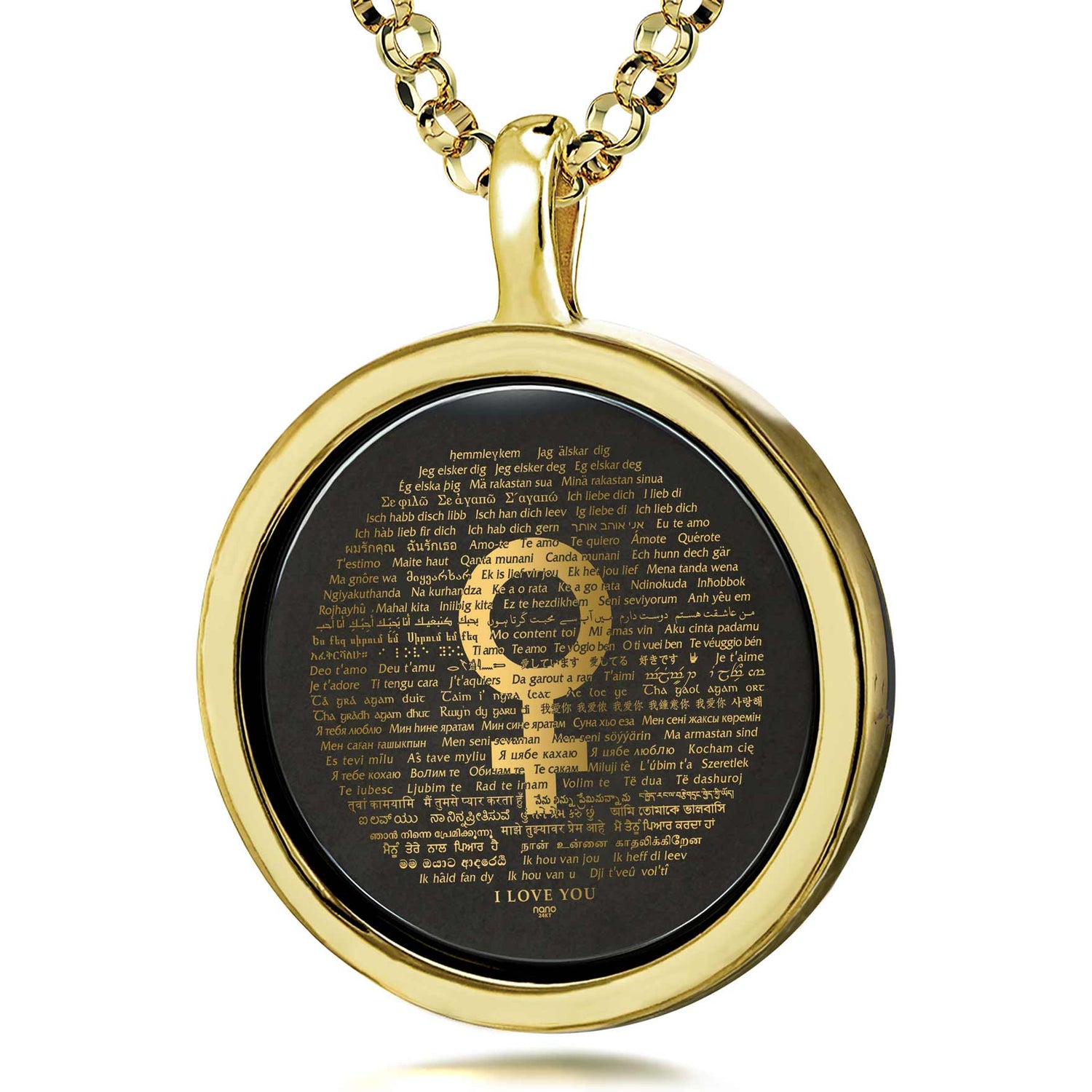 Venus Embrace 120 Languages Love Pendant