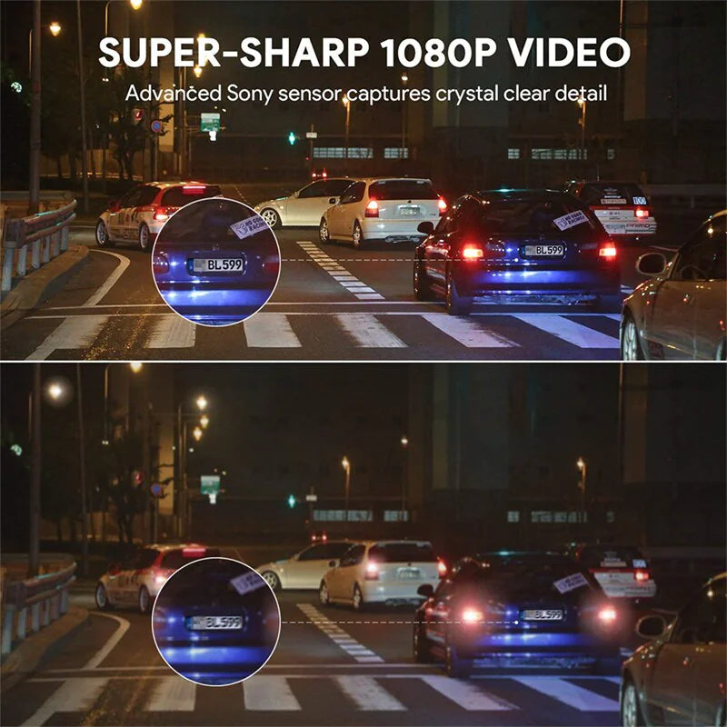 170° HD WiFi Dash Cam Car DVR Recorder with G-Sensor