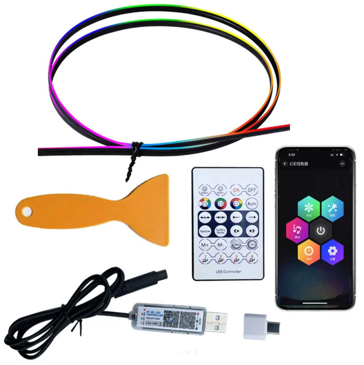 USB Music Sync Car Light