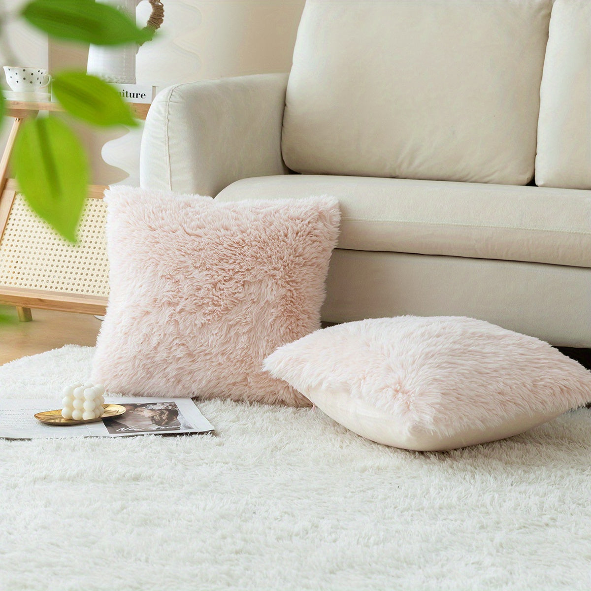 Chic Plush Cushion Covers