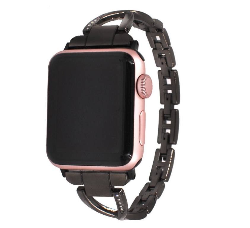Diamond X-Link Stainless Apple Watch Strap