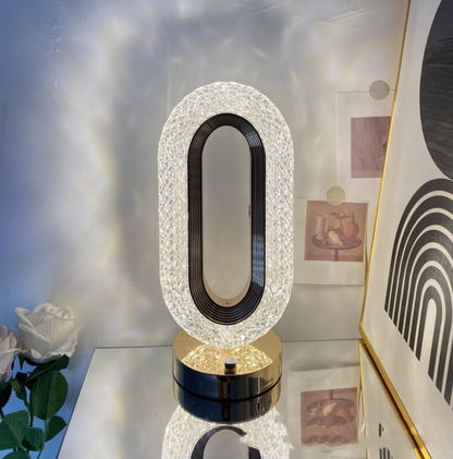 Sleek Crystal Desk Lamp – Elegant Home Lighting