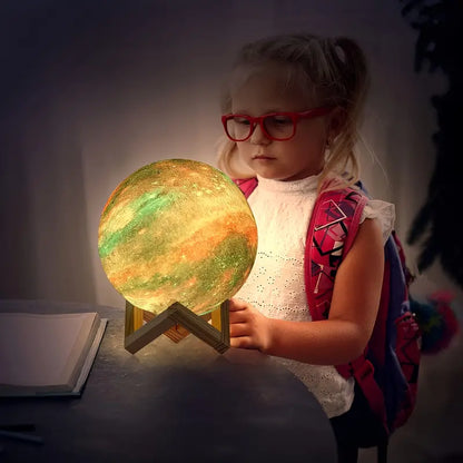 Celestial 16-Color LED Moon Lamp