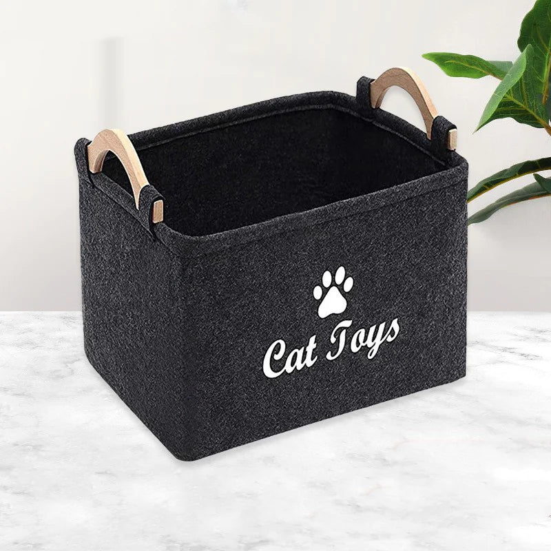 Felt Pet Organizer Basket