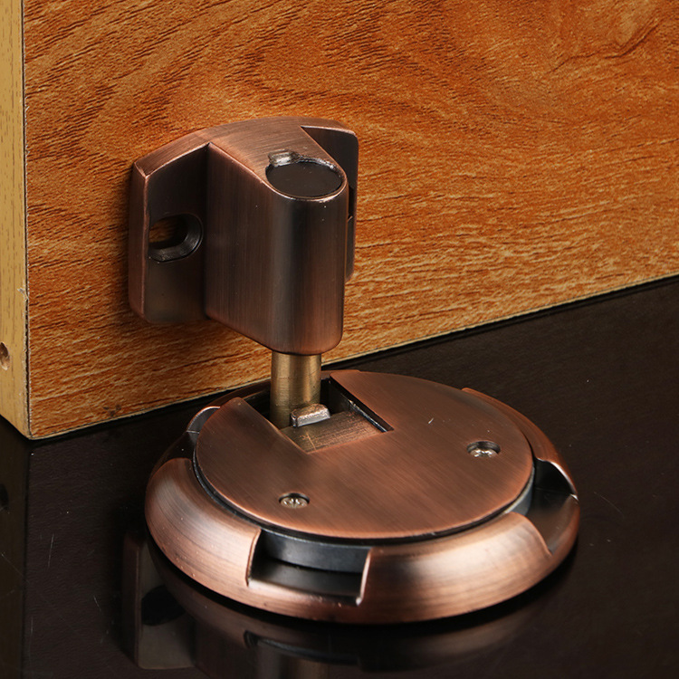 Zinc Alloy Ground Suction Door Stopper - Robust &amp; Modern!