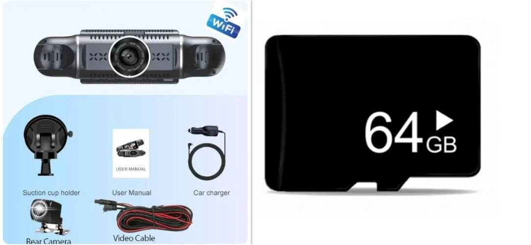 Quad HD Wi-Fi Car Dash Camera