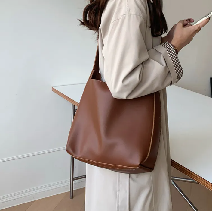 Vintage Pail Shoulder Bag