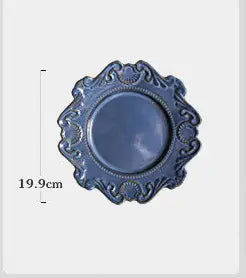 Creative Baroque European Tableware Set (Dinner Plates &amp; Bowls)