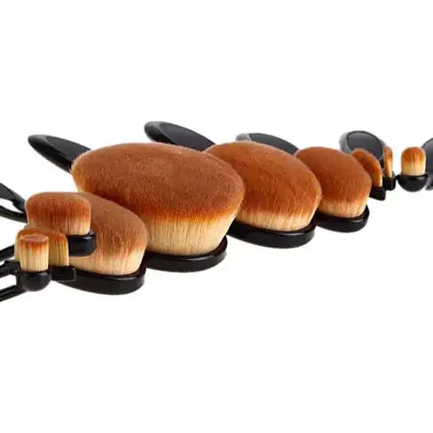 Oval Pro 10-Piece Makeup Brush Set