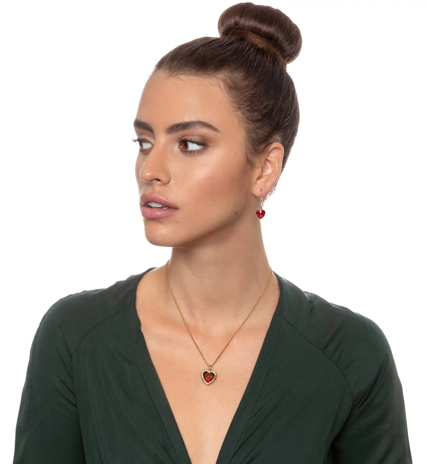 Multilingual Love Heart Jewelry Set