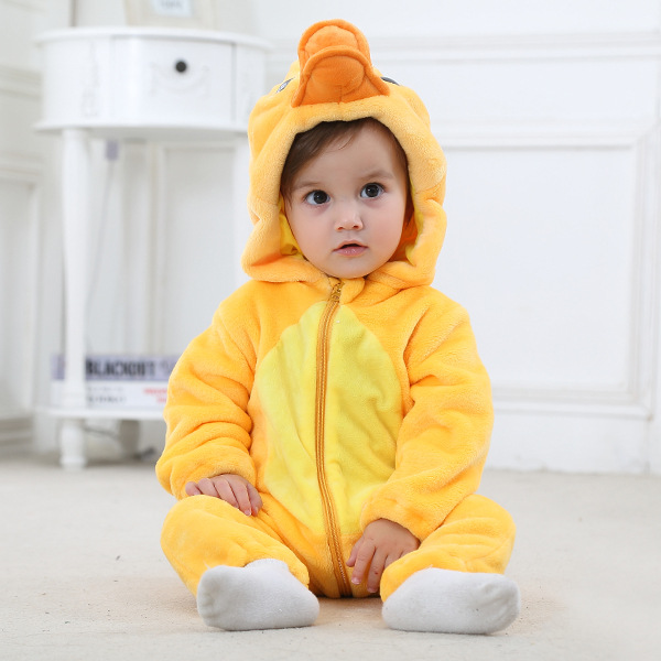 Baby Jumpsuit Newborn Flannel Animal Romper ChicCharm