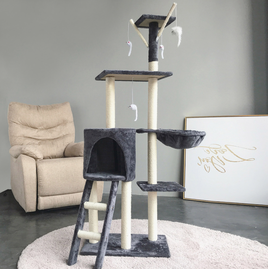 Five-Level Sisal Cat Playground