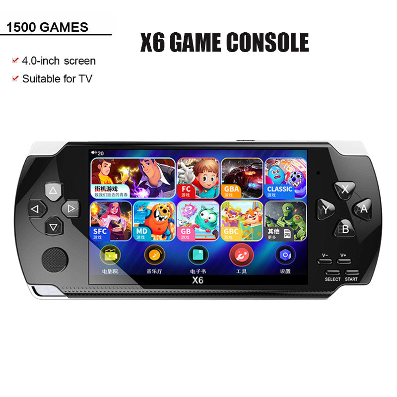 X6 Retro Arcade Console 1500 Games