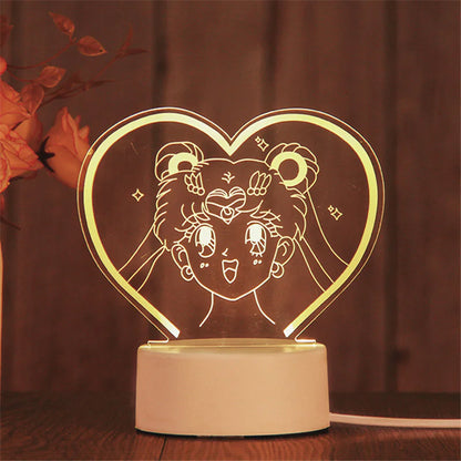 3D Acrylic Love Illuminator