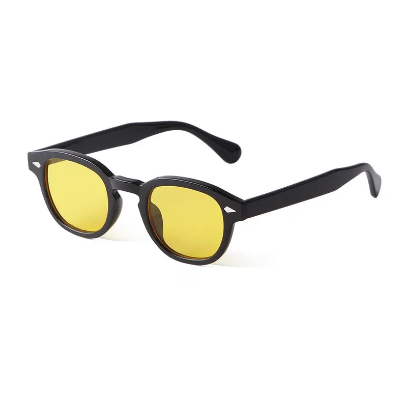 Trendy Small Oval UV Sunglasses