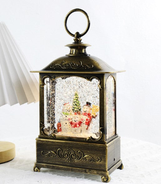 Holiday Crystal Light-Up Music Box