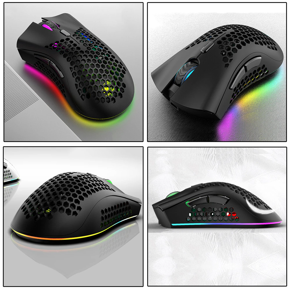7-Color LED Backlit Wireless Gaming Mouse