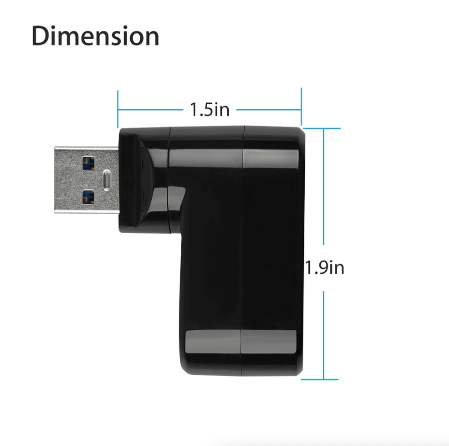 SpeedHub 3 Port USB 3.0 Adapter