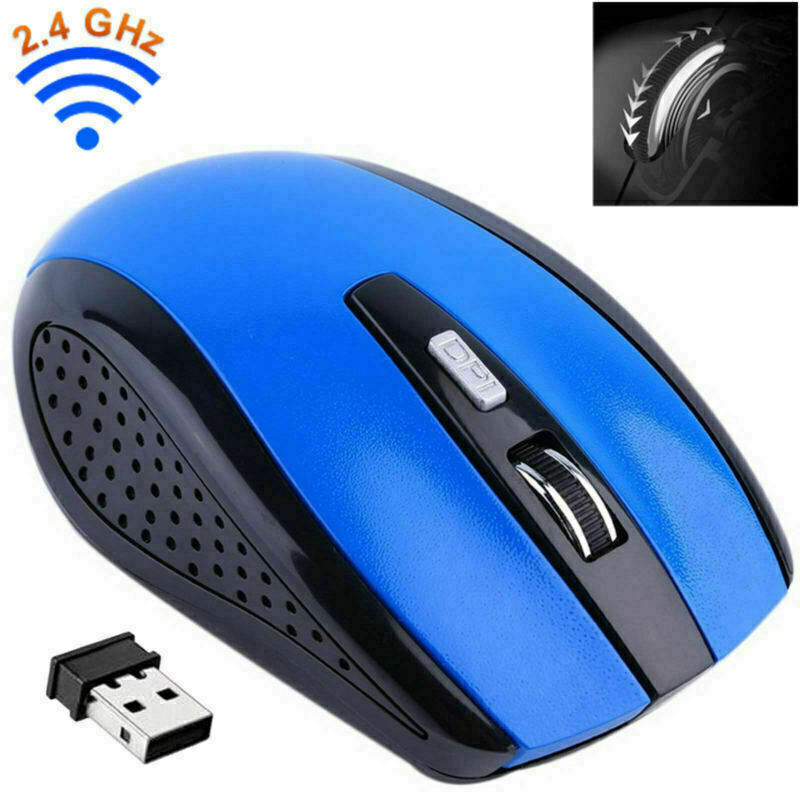 2.4GHz Cordless Optical Mouse with USB Receiver for PC