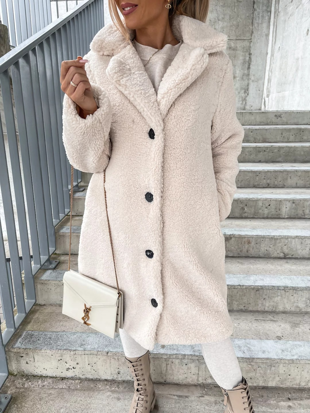 Lamb Wool Elegance Coat