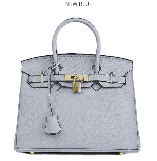 Platinum Top-Layer Cowhide Handbag