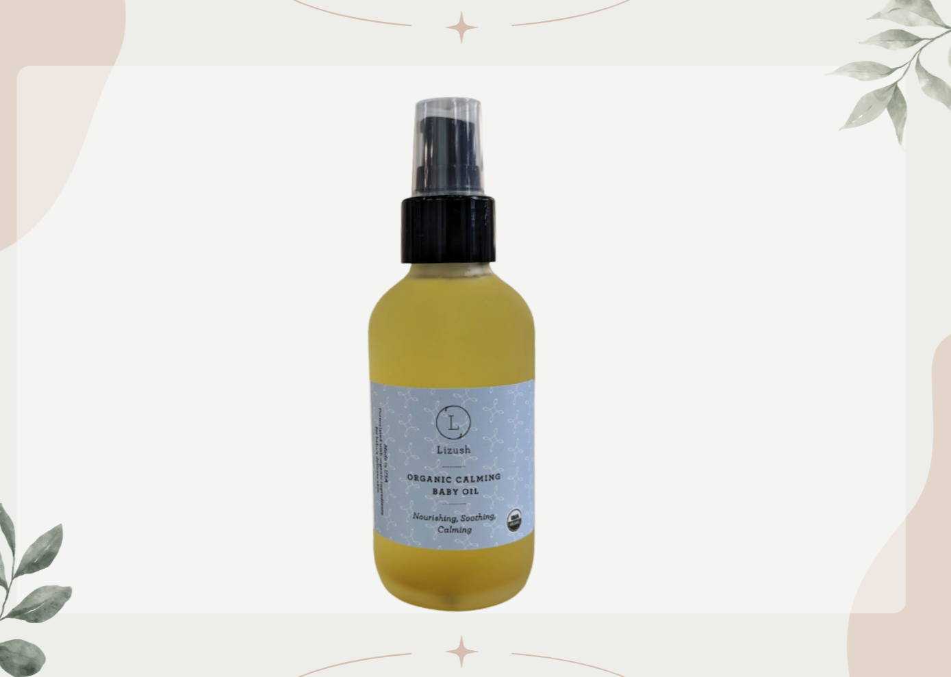 SOOTHE &amp; NURTURE ORGANIC BABY OIL