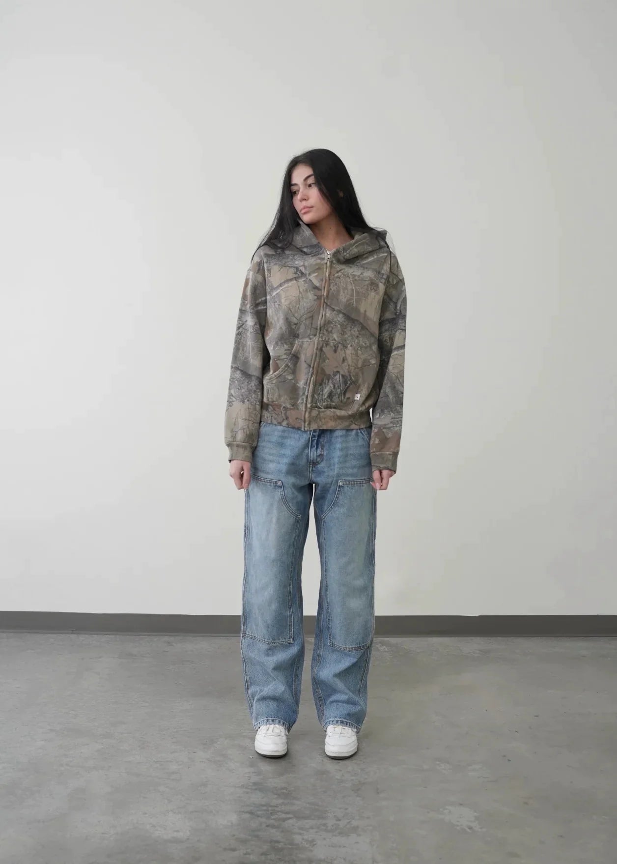 Urban Camo Retro Hoodie